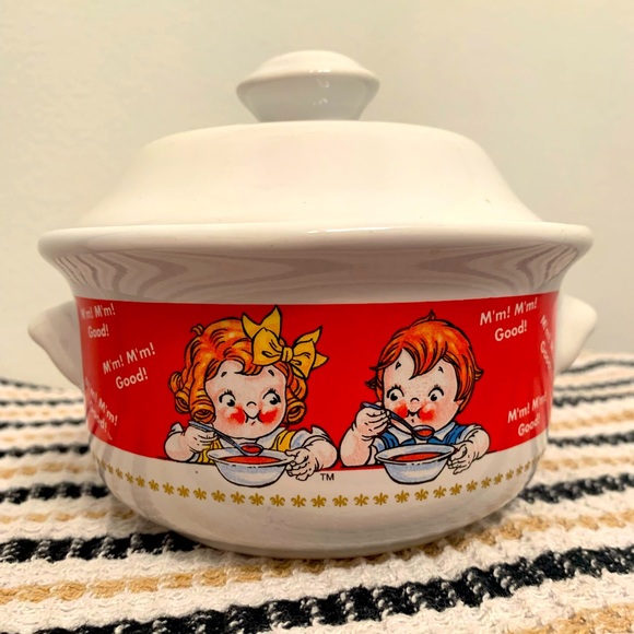 Vintage Campbell's Soup Covered Soup Bowl - Picture 1 of 6